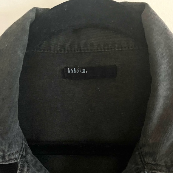 BDG Slouchy Long-Sleeve 100% CottonBlack/Gray Snap-Up Jumpsuit Small - Picture 10 of 10